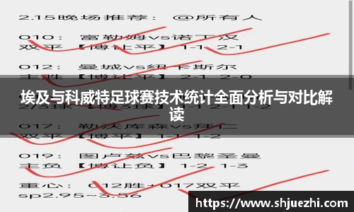 埃及与科威特足球赛技术统计全面分析与对比解读
